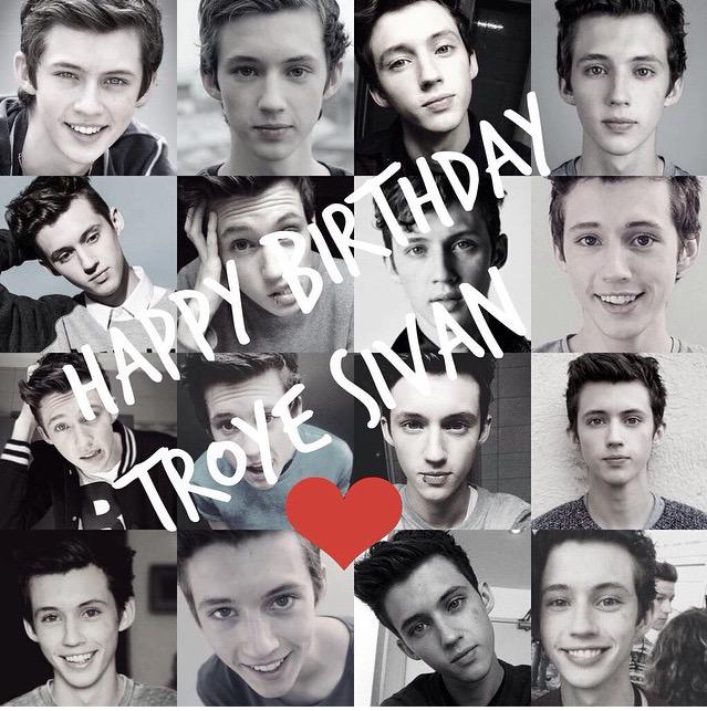 HUGE happy 20th birthday to my absolute one true love Troye Sivan  love you so much, have a great day!x 