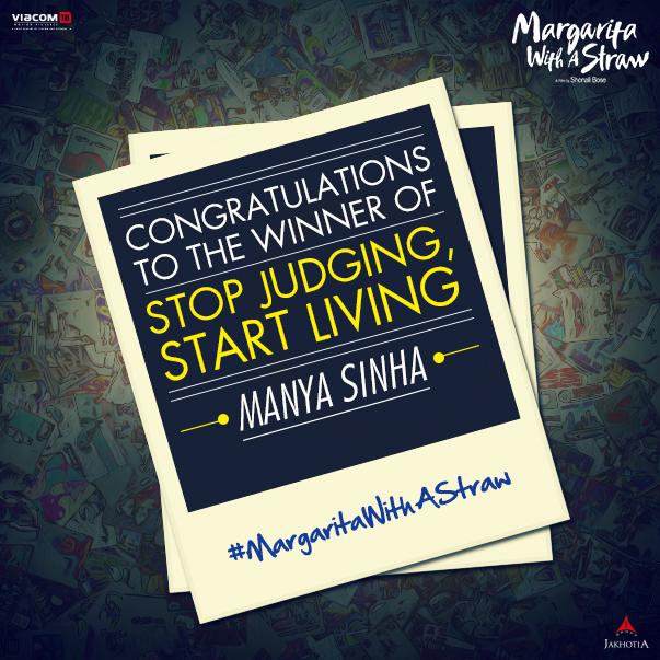 MWASOfficial's tweet photo. Thank you all for participating in the "Stop Judging Start Living" contest.
Here's the winner of the contest. http://t.co/vPQ8tbf5nb
