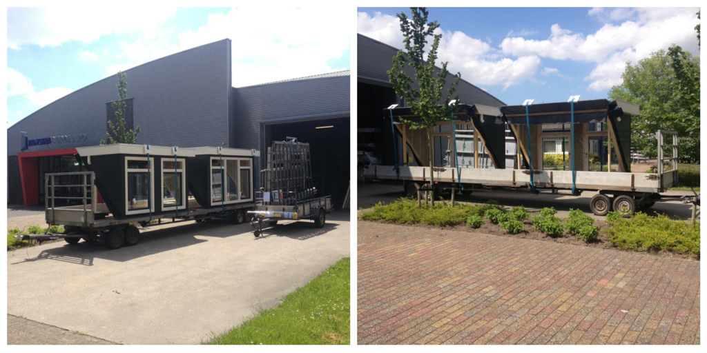 Onder ideale omstandigheden in eigen fabriek #dakkapel gereed gemaakt. Vandaag met het zonnetje erbij richting klant