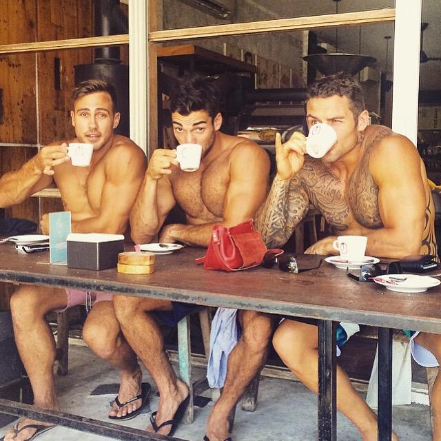 Just your standard catch up coffee with my boyz. ☕. 9. 198. 
