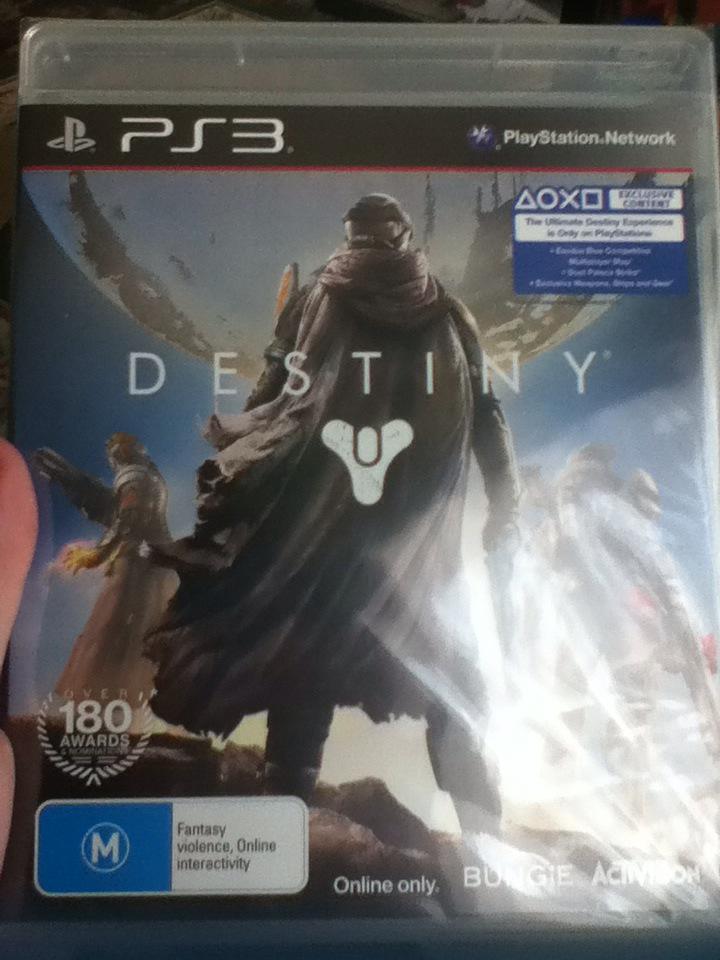 HomelessCooper's tweet image. FINALLY GOT DESTINY !!!
What a shame it's going in the cupboard until exams are over :'( #ps3 #destinythegame