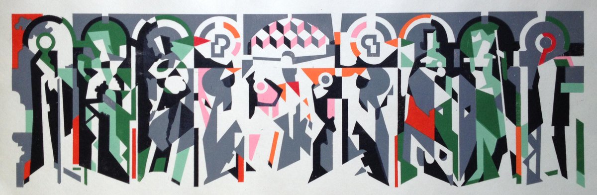 Jonathan Lloyd's 'Thornham Parva' sold out at Royal Academy. See it in alnmouth #printmaking #art #northumberland