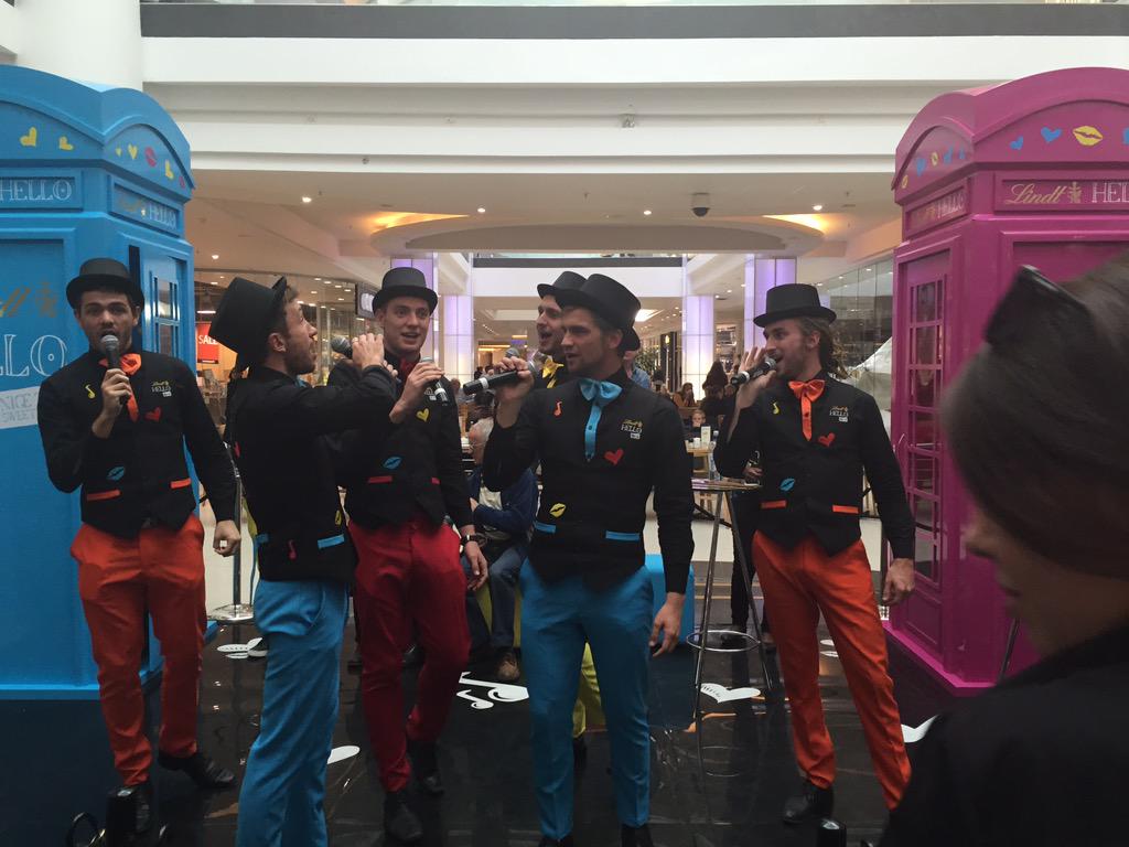HelloMagSA's tweet photo. Today @LindtSA launches its 3 new flavors @crestacentre #singhello http://t.co/i1lWx84GGn