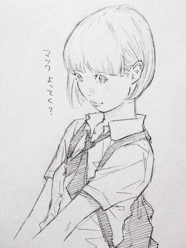 漫画家が動画でみせた 顔の描き方 と完成画 部活終わりの帰り道 に感激の声 Togetter