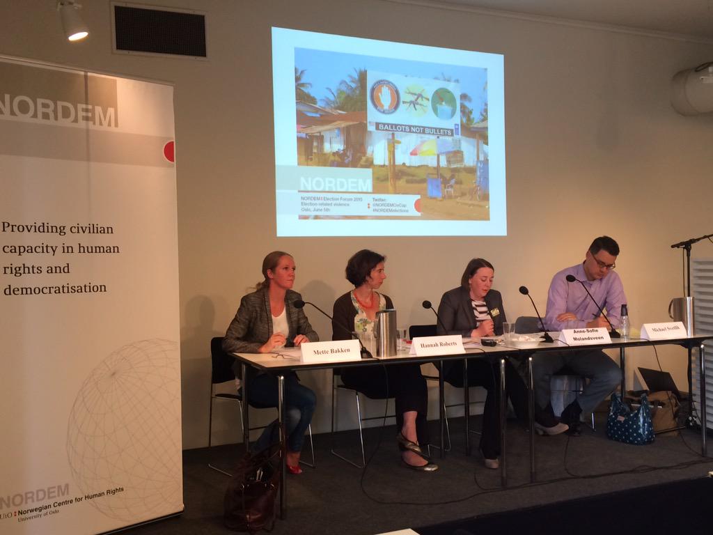 NORDEM (@nordemcivcap) on Twitter photo #NORDEMElections panelists <a href="/Mette_Bakken/">Mette Bakken</a>, Hannah Roberts, A-S Molandsveen, Michael Svetlik of <a href="/electionguide/">IFES ElectionGuide</a> #NORDEMElections panelists <a href="/Mette_Bakken/">Mette Bakken</a>, Hannah Roberts, A-S Molandsveen, Michael Svetlik of <a href="/electionguide/">IFES ElectionGuide</a>
