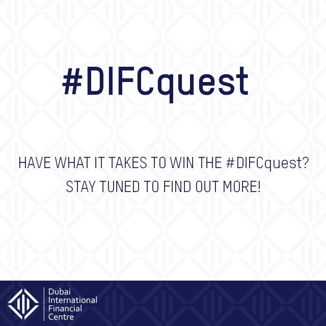 DIFC's tweet photo. Got what it takes to win the #DIFCquest? Stay tuned for details!
#DIFC http://t.co/iGOt0PFO79