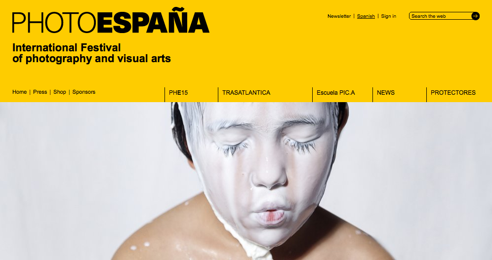 CreativeReview's tweet photo. The always-great PhotoEspaña festival opens this week in Madrid http://t.co/H5DOy9V1x4 http://t.co/NzrReKflep