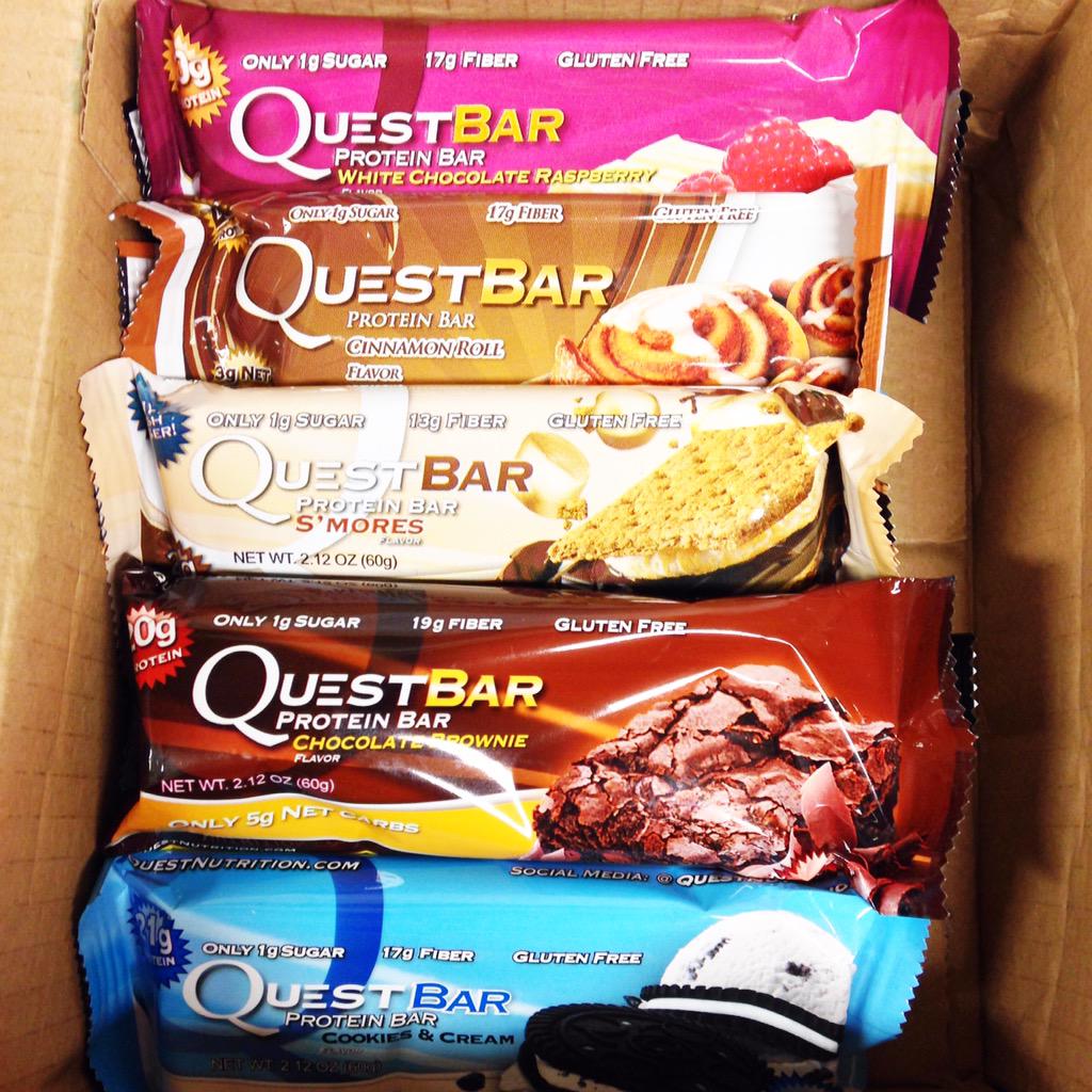 GtPixie's tweet photo. Quest bars arrived😊 http://t.co/Veo86BT6SY
