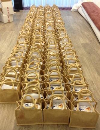 142 bags filled with Dutch goodies!
