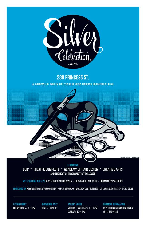 If you're in the Kingston area, come out tonight for the Silver Celebration opening reception at 7pm!