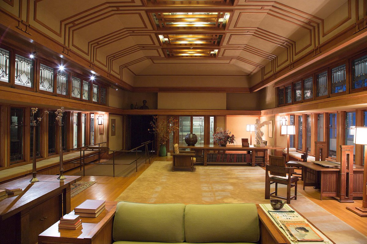 Little House Living Room Frank Lloyd Wright