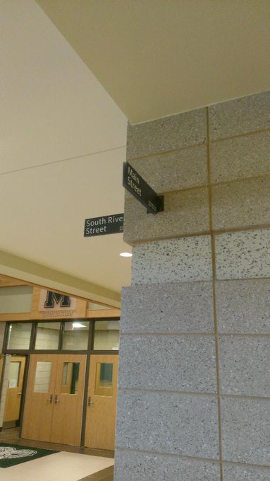 When your opponents are so rich their hallways have street signs #MarineFabrication http://t.co/e1rF<a href="/tag/marinefabrication"class="tags"><span>#marinefabrication</span></a>