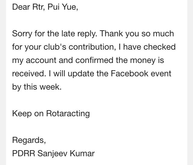 TCSHRotaract's tweet image. Thank you TCSHians &amp;amp; all other contributors, we have donated RM1210 in aid of Nepal's Disaster Relief #PrayForNepal