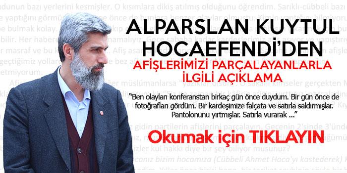 MedyaFurkan's tweet photo. Alparslan KUYTUL Hocaefendi’den Afişlerimizi Parçalayanlarla İlgili Açıklama
Okumak için: http://t.co/VD2Fwe9Sfq http://t.co/rESHUxeW4W