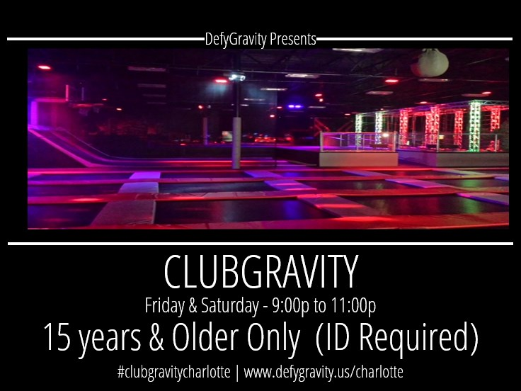 Come "club" with us on Friday and Saturday!