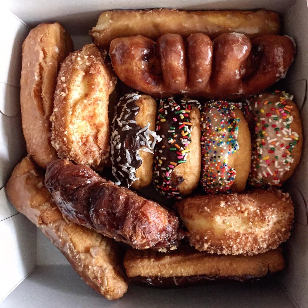 Partyof_Two's tweet image. Happy National Donut Day - these are the classics @JTBSamson grew up eating