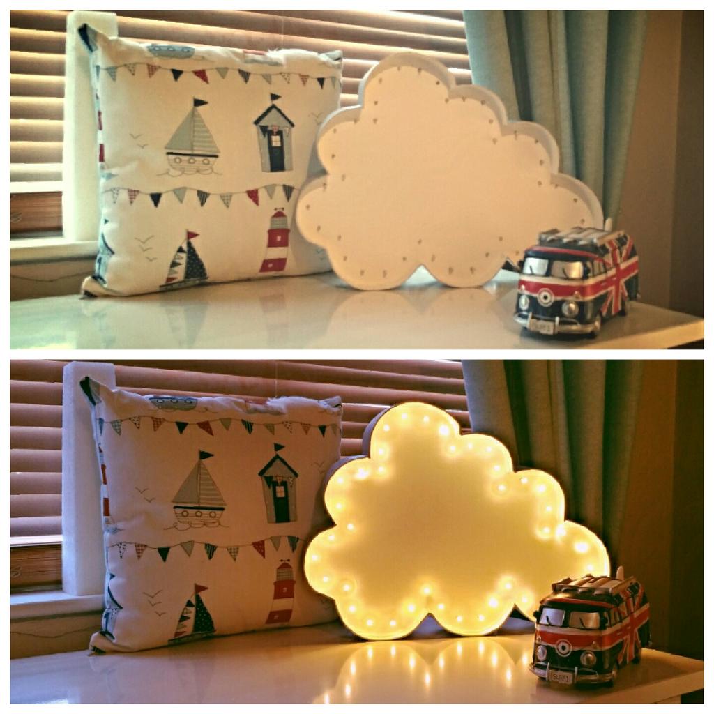 letterlights_uk's tweet photo. Night night sleep tight. 40cm Fairy style cloud shape light. £49.99 xx #fb #letterlights #marqueestyle #sweetdreams http://t.co/WgCHryiHJo
