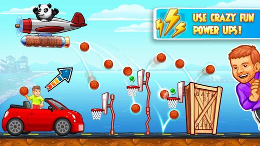 AppReviewOrg's tweet image. See who can make the craziest trick shot with the new Dude Perfect 2 app (free)