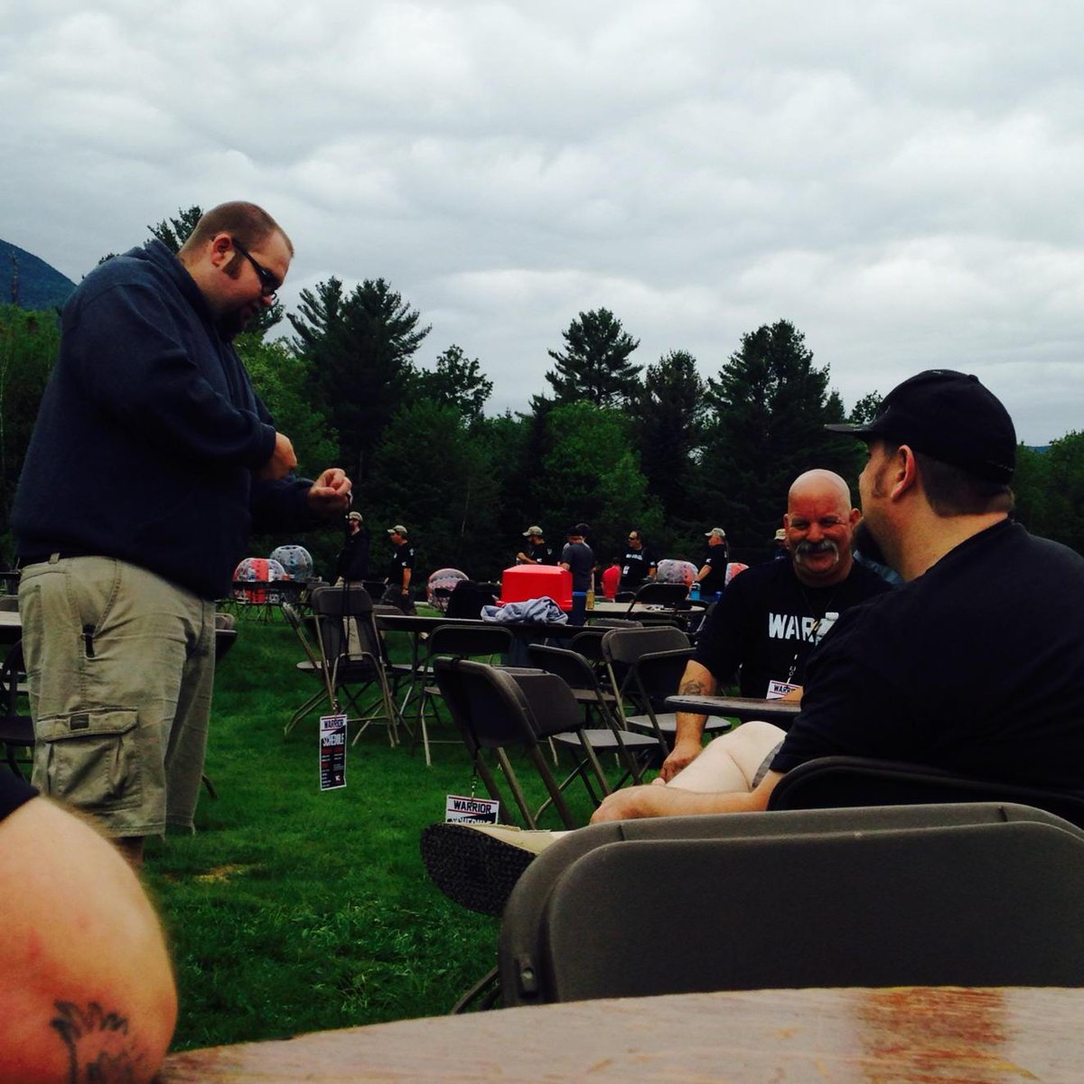 scottmaiden's tweet photo. Rick explaining an amazing invention #warrior15 http://t.co/nJjRVjCkwe
