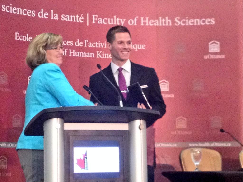 Florian Hemme accepting NASSM student award #UTexas #NASSM2015
