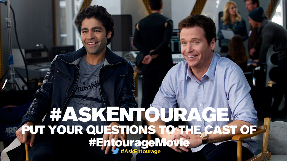 WarnerBrosUK's tweet photo. Questions for #EntourageMovie’s @adriangrenier @jerryferrara #KevinDillon & @mrkevinconnolly? #AskEntourage by Weds! http://t.co/0yMB96YKth