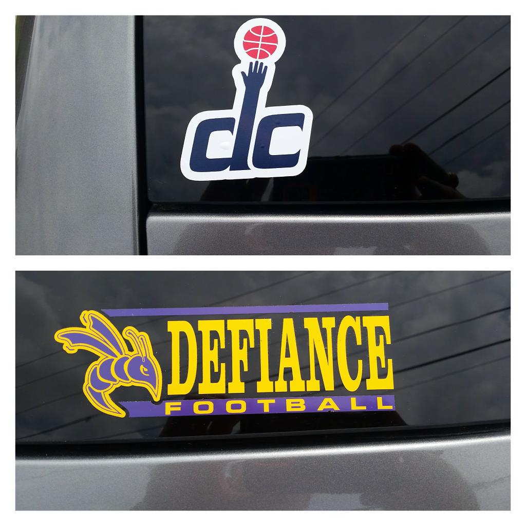 ScottFrick1's tweet photo. Car is complete for @Frick_This and @LizzFrick #DCX2 #DCFootball #WashingtonWizards http://t.co/FMFw9R0mjU