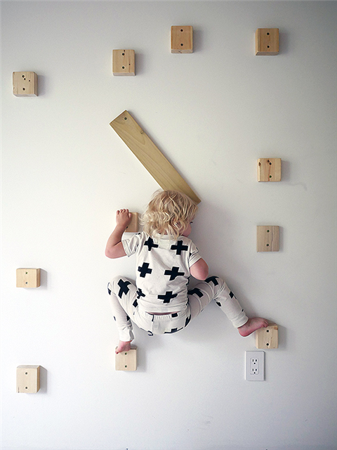 Check out this DIY Rock Climbing Wall from @erinloechner bit.ly/1Gp2Jet #YLiving