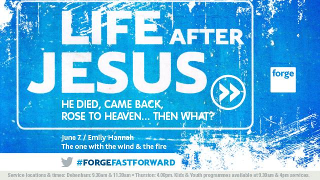 forgechurch's tweet image. This Sunday at The Forge: Life after Jesus

9.30 &amp;amp; 11.30am @ Debenham
4pm @ Thurston
9.30am @ forgechurch.com