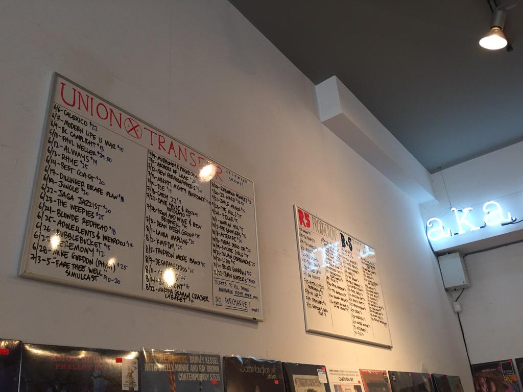 In honor of #OnSaleDay, we just spruced up the AKA boards. Come bother Meeme and pick up some records and tickets!