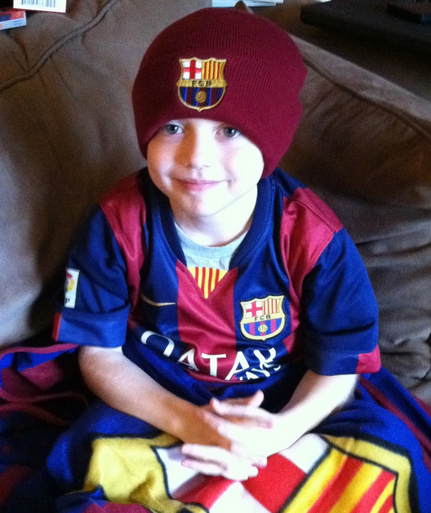 messiforhenry's tweet photo. @MessiMeetHenry Henry wearing all of his Christmas gifts #messiforhenry http://t.co/RZ7g8AEkPE