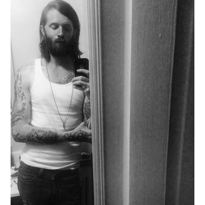 Finally approaching the light at the end of the mom-hair tunnel. 
#RVA #tattoo #beard #selfieoftheartistasayoungman