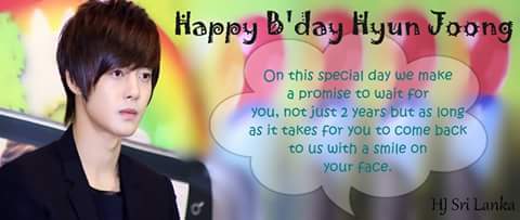 HAPPY BIRTHDAY OPA KIM HYUN JOONG  :* 