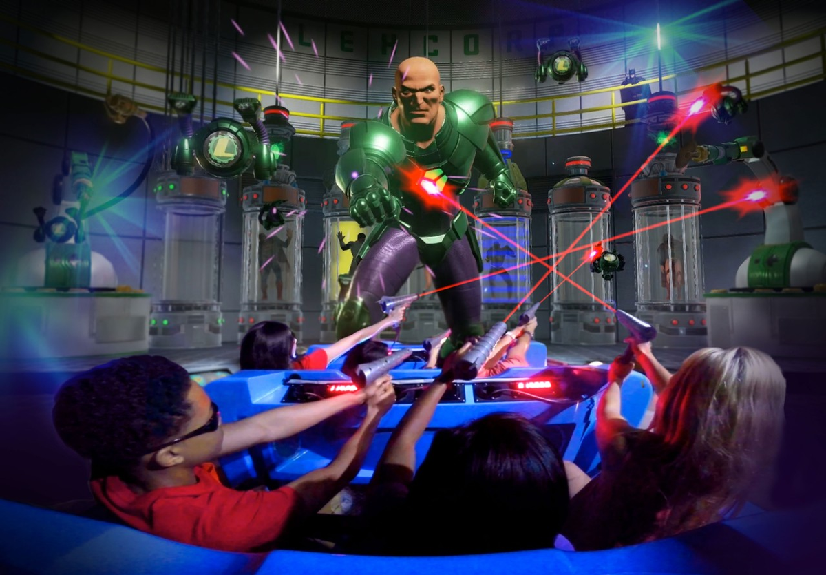 Dark Rides 4d #JusticeLeague Battle for Metropolis 4D dark rides now open at ...