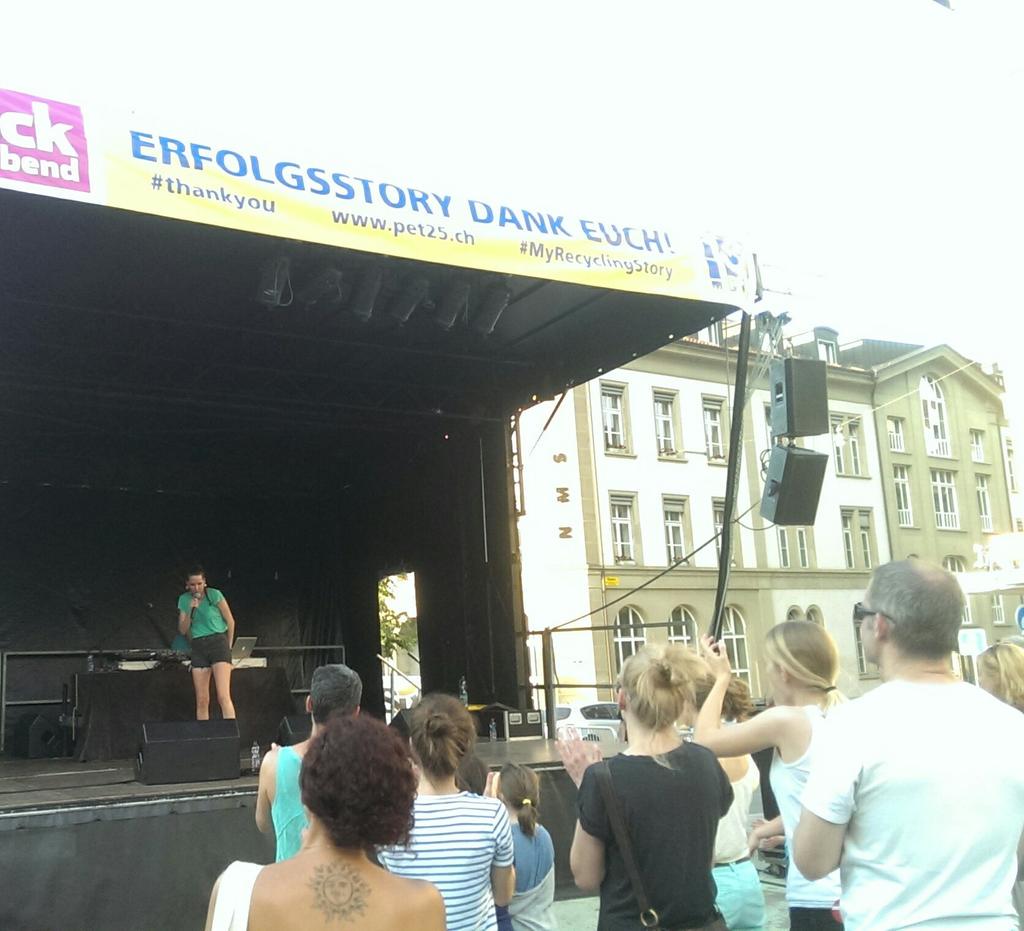 #thankyou 25j prs schweiz #myrecclingstory steff la cheffe in Bern.