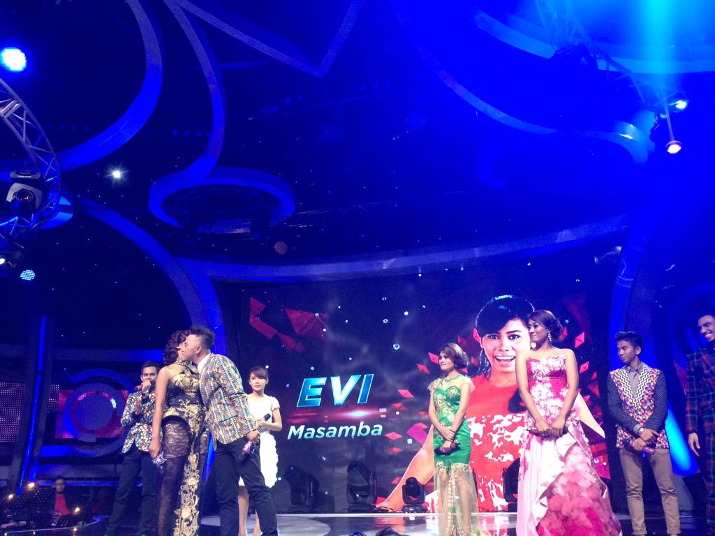 Indosiar's tweet photo. Selamat @DA2_Evi mendapat polling sms tertinggi malam ini! #GrandFinalDA2 http://t.co/2OrG1pWPAI