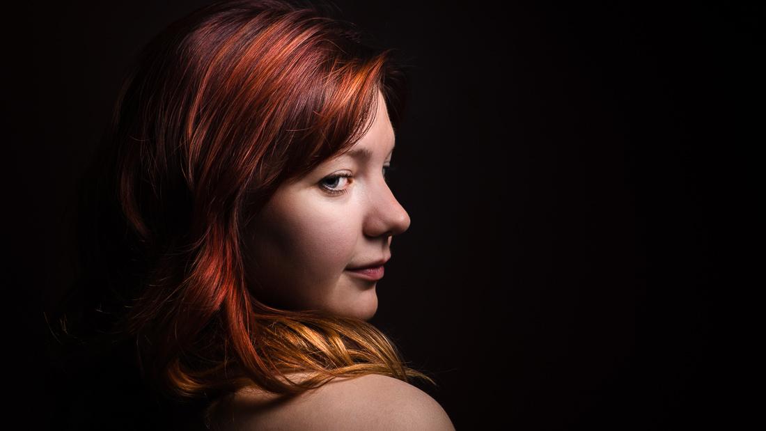 Portrait of my Beautiful wife after getting her hair done!