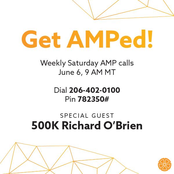 JacobXango's tweet image. xango1: 500K Richard O'Brien is on our AMPed Call tomorrow morning at 9AM MT. Don't miss it! #GetAMPed!