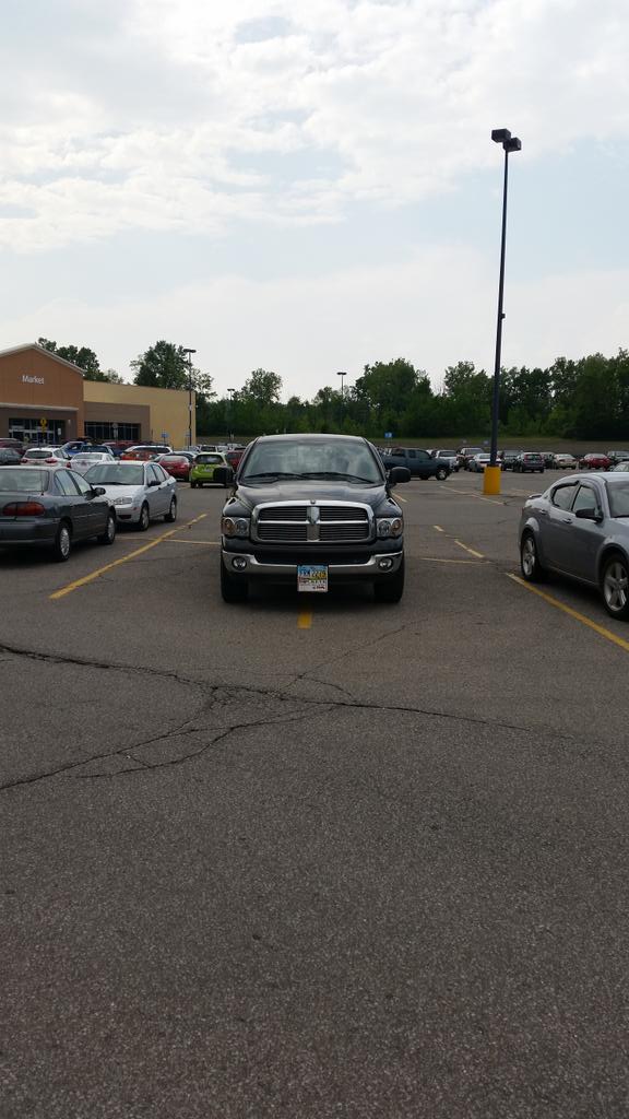 <a href="/parking_fails/">Asshole Parking</a> asshole parking at Ontario, Oh Wal-Mart! #cantfixstupid #redneck