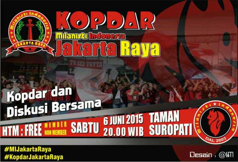 MilanistiOrId's tweet photo. Kopdar &amp; Diskusi Santai Milanisti Indonesia JAKARTA RAYA.. Yuk kemon Ramein! #JakartaBersame http://t.co/Abb8N4pqq7