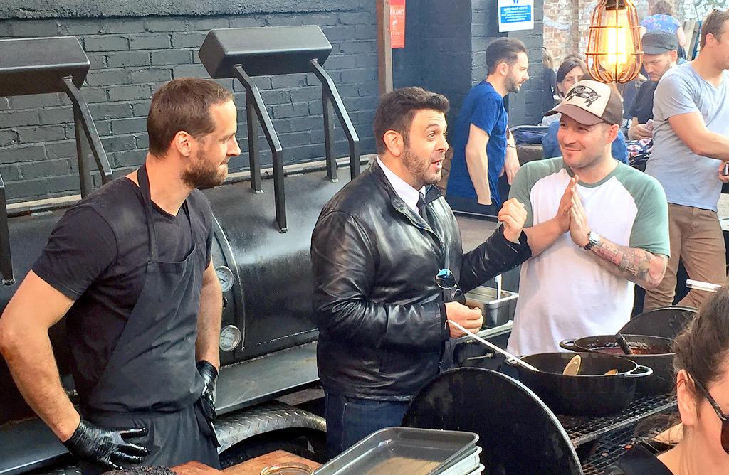 StreetFeastLDN's tweet photo. #DalstonYard welcomes the incomparable @AdamRichman. http://t.co/gCoH4H5p6D