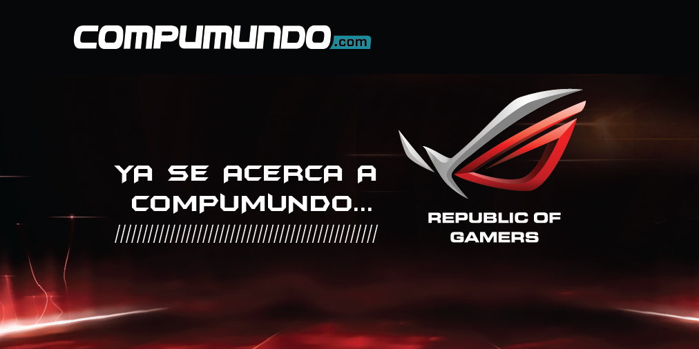 ASUSArgentina's tweet photo. ROG está llegando a @compumundo! Seguilos en Twitter para enterarte de todo! #ROGenCOMPU http://t.co/LKKN0g5gZL http://t.co/wLnwaZzD0g