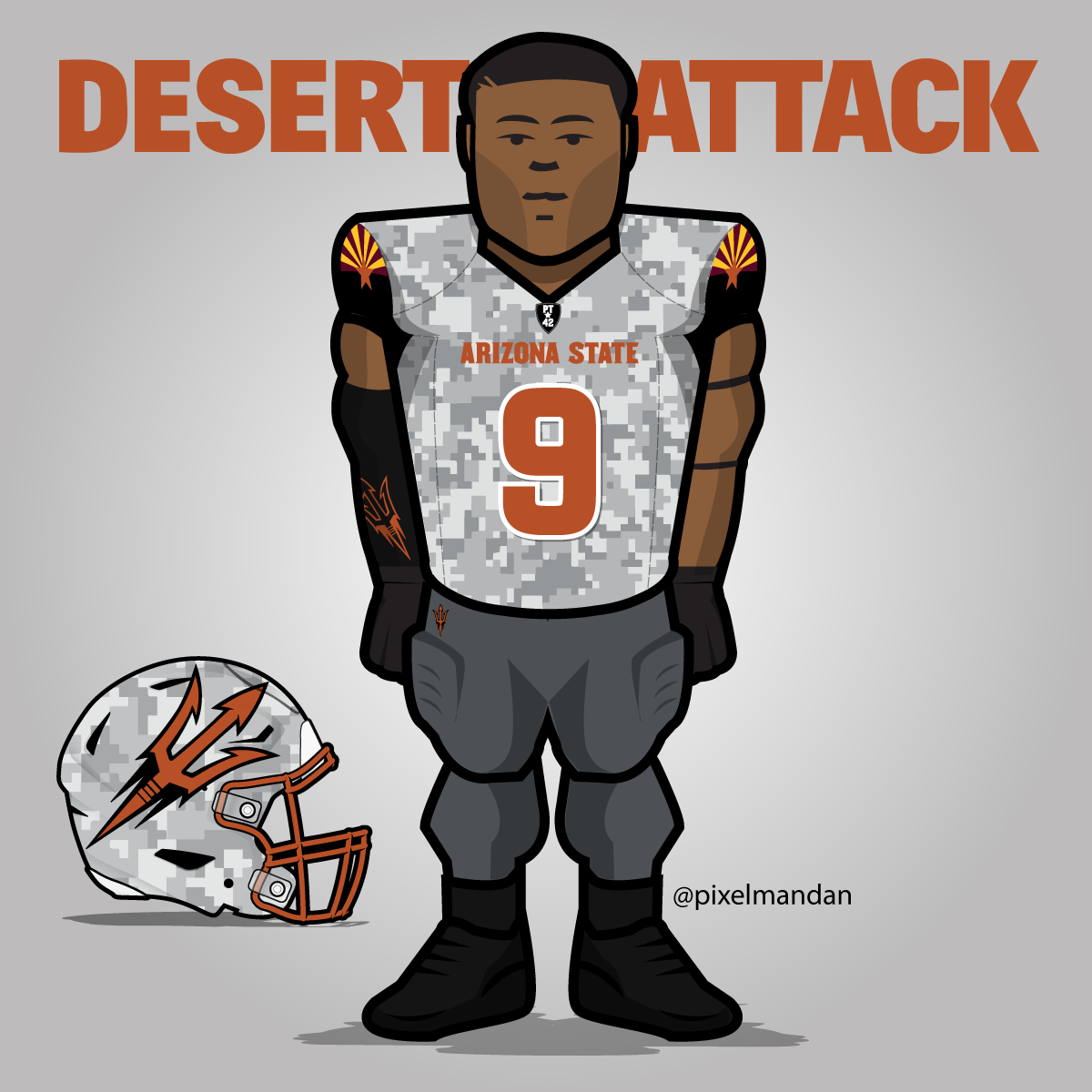 pixelmandan's tweet photo. So many uniform combinations possible. #DesertAttack #DigiCamo #KalenBallage http://t.co/20HxipSupV