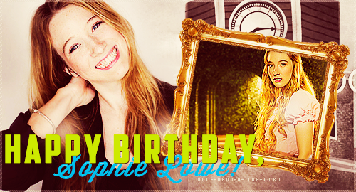 Happy Birthday, Sophie Lowe! -   