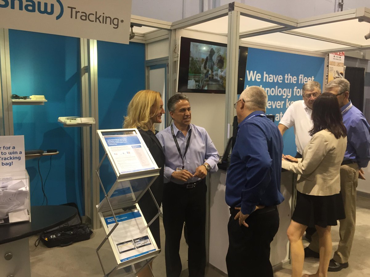 ShawTracking's tweet photo. We're at @AtlTruckShow doing live demos of our #ELD! Come by booth 109 to find out how easy it is to get compliant! http://t.co/GtRV495uQq