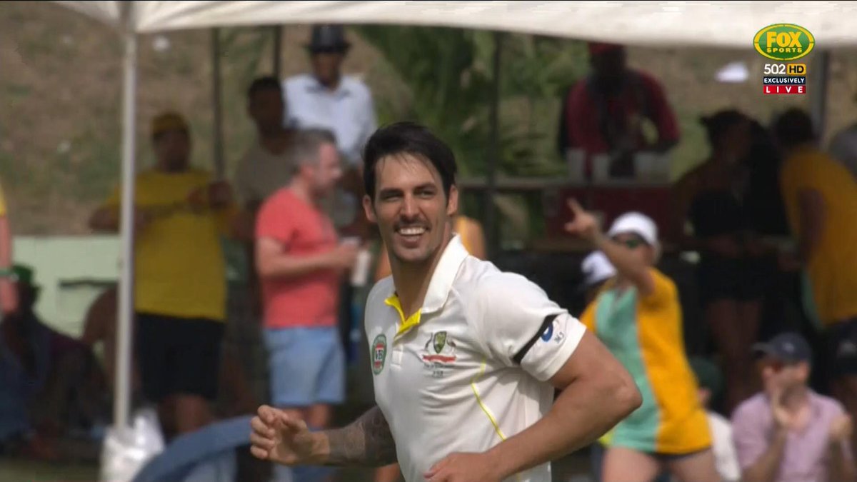 cricketcomau's tweet photo. Mitch + Mitch = Good times #CricketMath
Samuels gone for 74, WI now 6-201. LIVE: http://t.co/XWk4JxGDfN #WIvAUS http://t.co/jDHgQzc4eX
