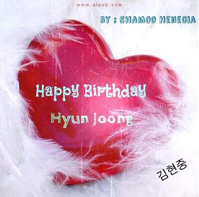 HAPPY BIRTHDAY OUR ONLY ONE  KIM HYUN JOONG   