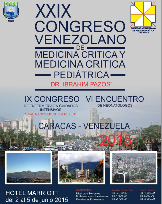 sinhuella's tweet photo. Congreso Venezolano de Medicina Critica #Caracas, Junio 2015 http://t.co/YbX2zQtr6S @TuMedicoCom @bitacoramedica http://t.co/k6RnlipowZ