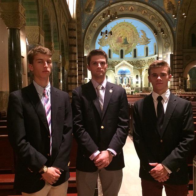 Facts_About_Dan's tweet photo. Dan and the creators of the Daily Fact prepare for Graduation tomorrow at the Prep Baccalaureate Mass🙏🎓 #Prep15 http://t.co/2zhADZSBhj