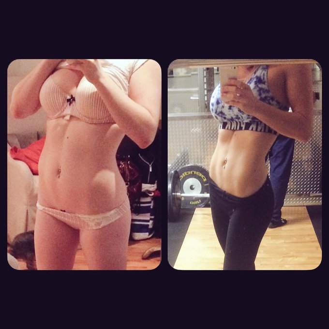 Left pic August 2014 right pic just now. I don't starve, I work. There's no secret trick. http://t.c<a href="/tag/legdayaftermath"class="tags"><span>#legdayaftermath</span></a>