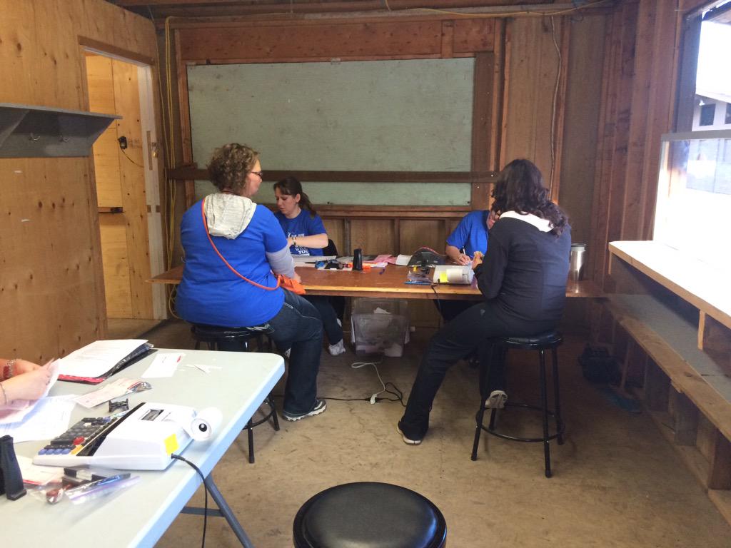 DauphinMB_Relay's tweet photo. Finance booth, hard at work!! http://t.co/K4RR879Q9k